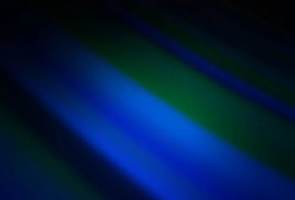Dark Blue Vector Blurred Bright Pattern Glitter Abstract Illustration Gradient — Stock Vector