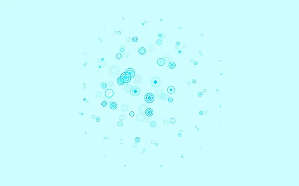 Fondo Vectorial Azul Claro Con Burbujas Burbujas Borrosas Sobre Fondo — Archivo Imágenes Vectoriales