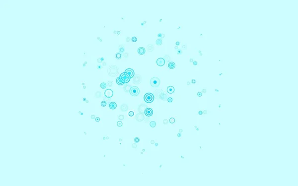 Fondo Vectorial Azul Claro Con Burbujas Burbujas Borrosas Sobre Fondo — Vector de stock