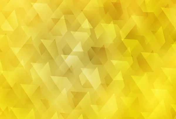 薄い黄色のベクトル背景多角形のスタイルです 長方形で抽象的なイラストをキラキラさせます ランディングページのモダンなテンプレート — ストックベクタ