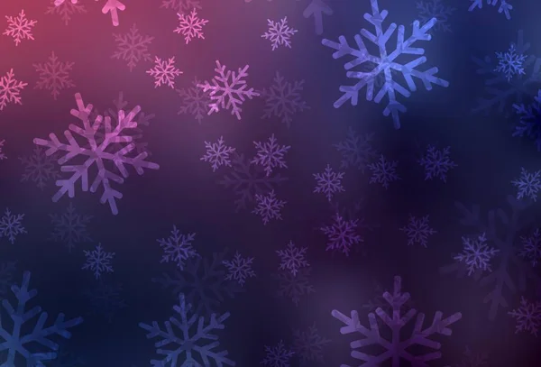 Modèle Vectoriel Violet Foncé Dans Style Noël Design Coloré Dans — Image vectorielle