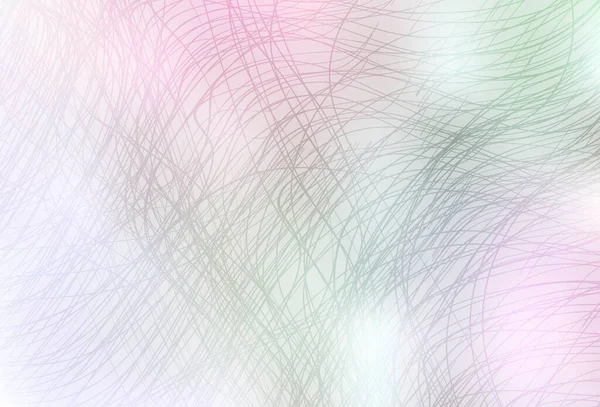 Rose Clair Texture Vectorielle Jaune Avec Des Lignes Courbées Une — Image vectorielle