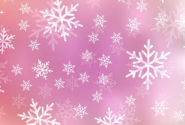 明亮的粉色矢量背景在圣诞节风格 带彩色圣诞物品的抽象渐变插图 小册子 教育传单的分发方式 — 图库矢量图片