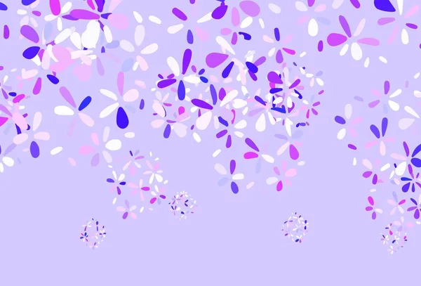 Светло Фиолетовый Вектор Естественный Обратный Ход Листьями Современная Геометрическая Абстрактная — стоковый вектор