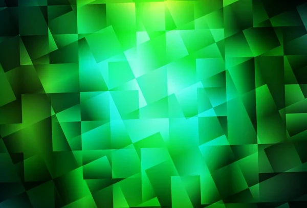 Texture Mosaïque Triangle Vectoriel Vert Foncé Illustration Colorée Dans Style — Image vectorielle