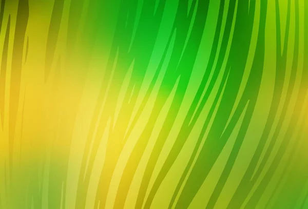 Světle Zelená Žlutý Vektor Lesklé Abstraktní Pozadí Třpytivé Abstraktní Ilustrace — Stockový vektor