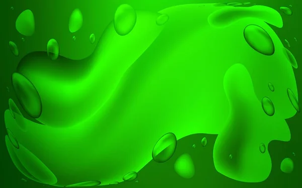 Modello Vettoriale Verde Chiaro Con Nastri Piegati Illustrazione Colori Nuovissima — Vettoriale Stock