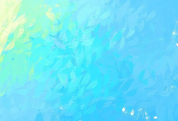 Açık mavi, Memphis şekilli yeşil vektör arkaplan. Soyut gradyan şekilli basit renkli çizimler. Bir cep telefonu için arka plan.