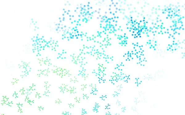 Bleu Clair Fond Vectoriel Vert Avec Des Données Intelligence Artificielle — Image vectorielle