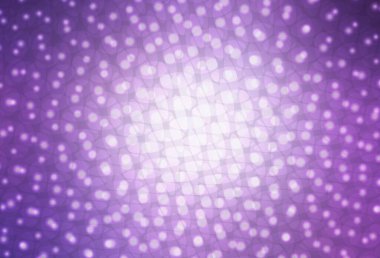 Baloncuklu açık mor vektör arkaplanı. Renkli su damlaları olan modern soyut çizimler. Fütürist reklamlar ve kitapçıklar için şablon.