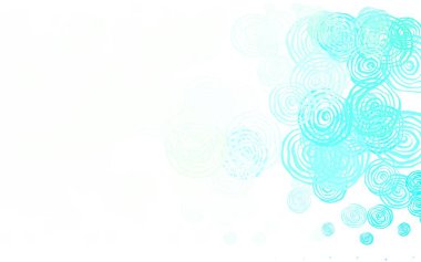 Açık yeşil vektör doğal arkaplan ve güller. Çiçeklerle karalama tarzında renkli çizimler. İş tasarımınız için yepyeni bir tarz.