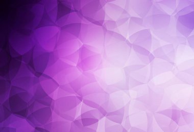 Açık Mor, Pembe vektör, üçgen arkaplan. Çokgen biçiminde, gradyan ile renkli çizimler. Marka kitabınız için yeni şablon.
