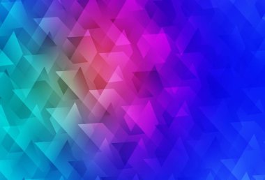 Açık mavi, dikdörtgenli kırmızı vektör arkaplan. Soyut arkaplanda dikdörtgenler ve renkli gradyanlar. Şablon bir arkaplan olarak kullanılabilir.