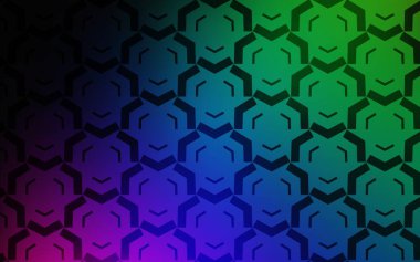 Koyu renkli vektör arkaplanı, çizgili. Değişken çizgileri olan renkli soyut çizimler. Web siteniz için soyut tasarım.