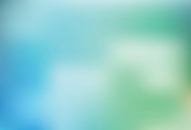 Açık mavi, yeşil vektör soyut düzeni. Görüntü tarzında tamamen yeni bir renkli çizim. İşiniz için en iyi bulanık tasarım..