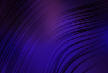 Koyu mor, pembe çizgili vektör deseni. Eğilimli soyut bir çizim. Marka kitabı için şık bir desen.