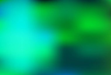 Açık yeşil vektör parlak şablonu bulanıklaştırdı. Yaratıcı illüstrasyon, yarım tonlu ve eğimli. Tasarımının yeni yolu.