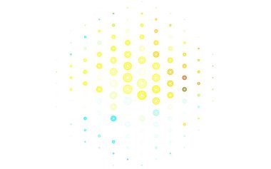 Lekeli ışık çok renkli vektör arkaplanı. Soyut arka planda bulanık kabarcıklar ve renkli gradyan. Marka kitabınız için yeni şablon.