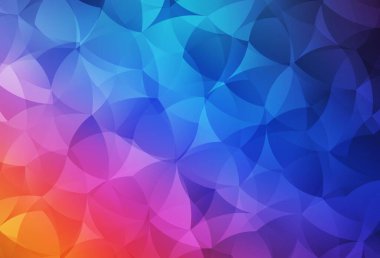 Açık mavi, rastgele şekilli kırmızı vektör deseni. Modern tarzda değişen renkli kaotik formlar. Kartvizitiniz için modern tasarım.