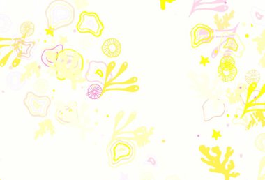 Soyut biçimlerde ışık çok renkli vektör dokusu. Soyut gradyan şekilli basit renkli çizimler. Duvar kağıtları için zarif tasarım.