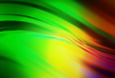 Açık yeşil, Kırmızı vektör soyut düzeni. Görüntü tarzında tamamen yeni bir renkli çizim. İşiniz için en iyi bulanık tasarım..