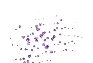 Rastgele şekilli açık mor vektör deseni. Renkli rastgele şekillerle modern soyut illüstrasyon. Web siteniz için basit tasarım.