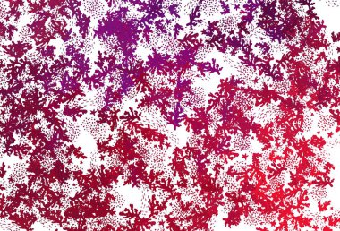 Açık Mor, kaotik şekilli pembe vektör şablonu. Rastgele şekillerle soyut tarzda dekoratif tasarım. Bir cep telefonu için arka plan.