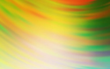 Açık yeşil, sarı çizgili vektör arkaplan. Değişken çizgileri olan renkli geometrik örnek. İş tasarımınız için soyut biçim.