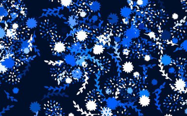 Açık gri çizim desenli çiçekler, güller. Çiçeklerle bulanık şekilli yaratıcı çizimler. Tasarımınız için yeni şablon.