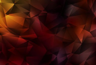 Koyu kırmızı vektör çokgen desen. Origami tarzında gradyan ile geometrik çizim. Arkaplanlarınız için desenli desen.