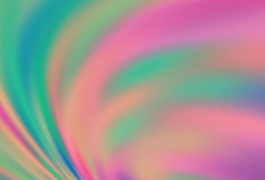 Açık yeşil vektör soyut parlak desen. Yaratıcı illüstrasyon, yarım tonlu ve eğimli. Marka kitabı için zarif bir arkaplan.