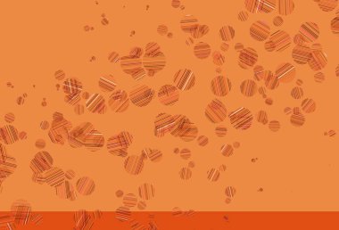 Dairesel açık kırmızı vektör şablonu. Bulanık yağmur damlaları olan soyut bir çizim. İş ilanınız için tasarım.