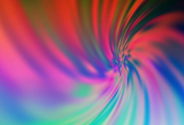 Açık yeşil, kırmızı vektör bulanık şablon. Parlak renkli bir illüstrasyon. Web siteniz için bulanık tasarım.