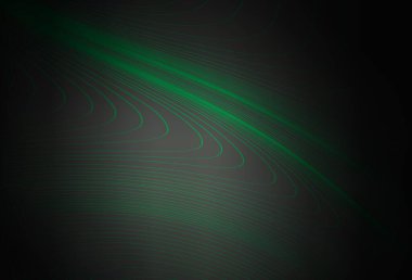 Eğri çizgileri olan koyu gri vektör dokusu. Basit bir şekilde yepyeni renkli bir tasvir. Web siteniz için soyut tasarım.