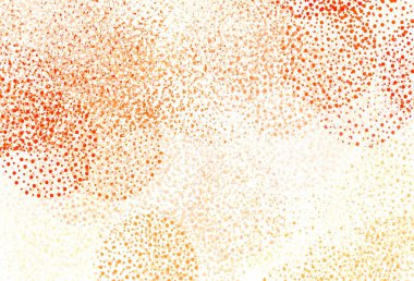 Kabarcıklı açık kırmızı vektör arka planı. Doğa tarzında bulanık halkaları olan güzel renkli çizimler. Reklamlar, broşürler için desen.