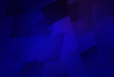 Çizgileri ve dikdörtgenleri olan koyu mavi vektör düzeni. Renkli dikdörtgenlerle modern soyut çizimler. İş ilanları, broşürler, broşürler için desen