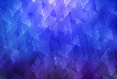 Eşkenar dörtgenli hafif BLUE vektör şablonu. Dikdörtgenleri ve kareleri olan güzel bir çizim. İniş sayfası için modern şablon.