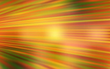 Açık yeşil, renkli çizgileri olan sarı vektör dokusu. Bulanık dekoratif tasarım basit bir şekilde çizgilerle. Reklam, kitapçıklar, broşürler için desen.