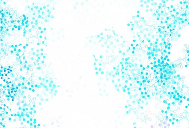 Yapay zeka formlarıyla açık sarı vektör arkaplan. Yapay zekanın bağlantı ve noktalarıyla soyut illüstrasyon. Zeka ve yenilik reklamları için şablon.