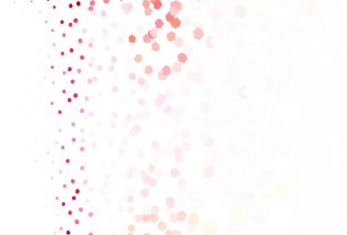 Memphis şekilli açık pembe vektör arkaplan. Renkli rastgele şekillerle modern soyut illüstrasyon. Duvar kağıtları için zarif tasarım.