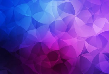 Koyu pembe, soyut şekilli mavi vektör arkaplan. Renkli rastgele şekillerle modern soyut illüstrasyon. Web siteniz için basit tasarım.