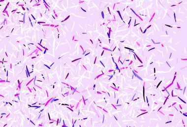 Parlak çizgili açık mor vektör arkaplan. Renkli çubuklarla, soyut çizimler. Meşgul web siteleriniz için şablon.