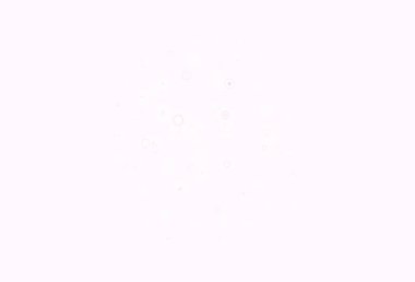 Dairesel açık pembe vektör şablonu. Parlak renkli soyut çemberlerin olduğu bir resim. Marka kitabınız için yeni şablon.