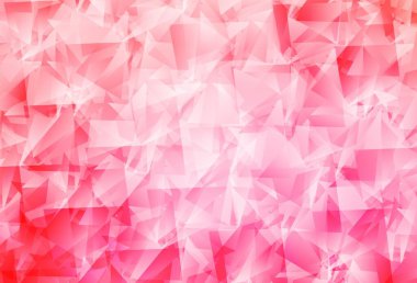 Açık pembe, sarı vektör çokgen desen. Çokgen biçiminde, gradyan ile renkli çizimler. Bir markanın arkaplanı için desen.