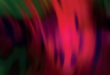 Koyu yeşil, kırmızı vektör soyut parlak desen. Soyut ve gradyan renkte renkli çizimler. Marka kitabı için zarif bir arkaplan.