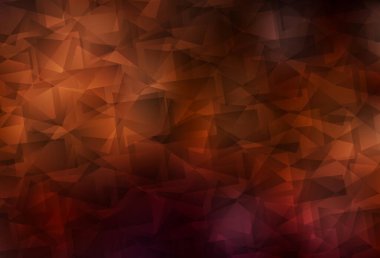 Koyu kırmızı vektör soyut çokgen şablon. Gradyanı olan üçgen geometrik örnek. Dizaynınız için üçgen desen.