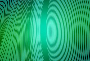 Açık yeşil çizgili vektör dokusu. Değişken çizgileri olan renkli geometrik örnek. Tasarımınız için desen.