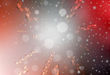 Açık yeşil, kırmızı vektör arkaplanı tatil tarzında. Noel sembolleri ve tabelaları ile renkli çizimler. Üniversitenin tanıtımı için akıllı tasarım.