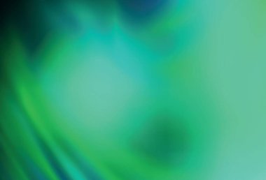 Açık yeşil vektör soyut parlak doku. Gradyan ile modern soyut çizim. İş tasarımınız için yeni biçim.