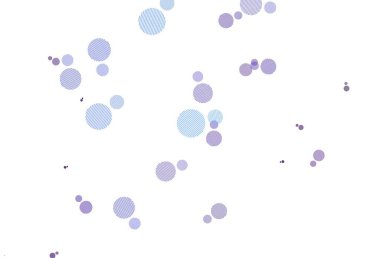 Açık pembe, köpüklü mavi vektör arkaplan. Bulanık dekoratif tasarım baloncuklu soyut tarzda. Güzel web siteleri için desen.